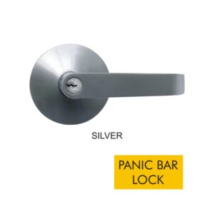 Panic Bar Lock - Silver