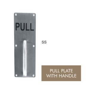 Pull Plate With Handle - SS