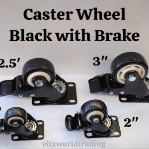 Pvc Black Wheel Break