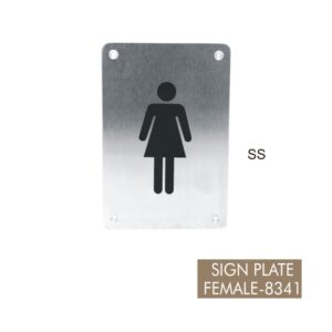 Sign Plate Female-8341 - SS