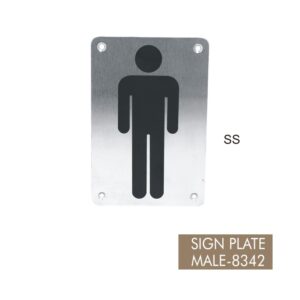 Sign Plate Male-8342 - SS