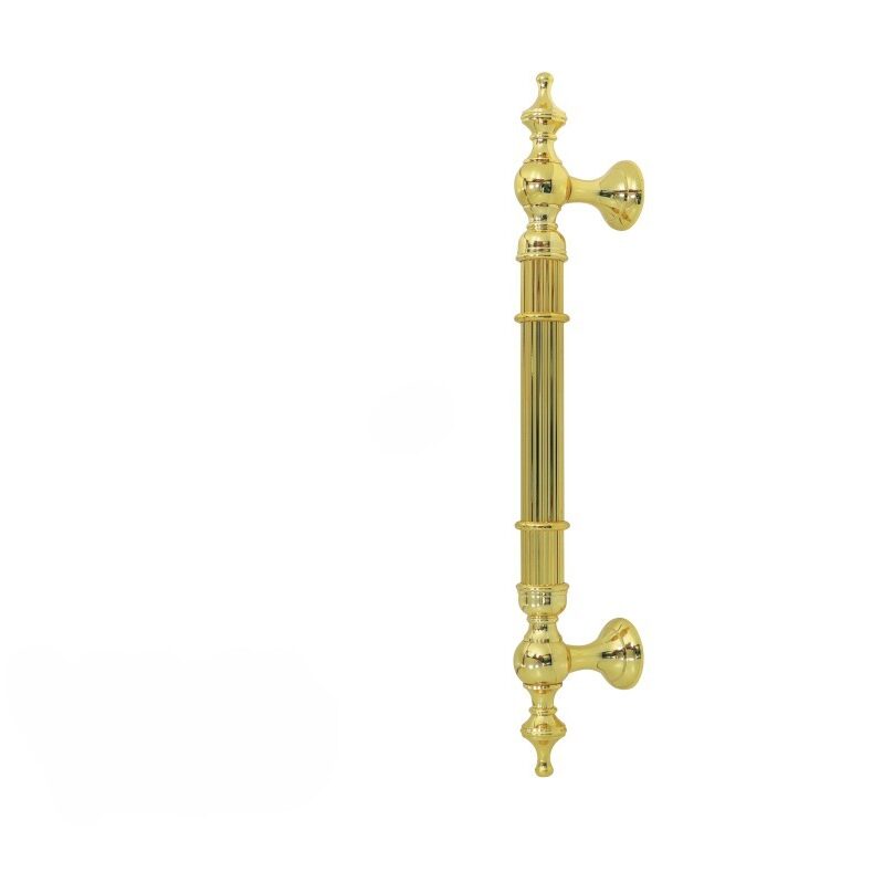 Golden door handle detail